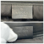 Gucci Black Gold GG Canvas Leather 002 Tote Shoulder — view 3