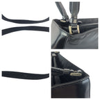 Prada Tessuto Black Silver Nylon Shoulder — view 6