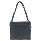 Prada Tessuto Black Silver Nylon Shoulder — view 2
