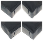 Prada Tessuto Black Silver Nylon Shoulder — view 3