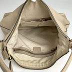Gucci Interlocking Handbag Leather Beige — view 8