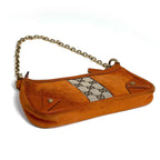 Gucci GG Pattern Chain Handbag Canvas Terracotta — view 2