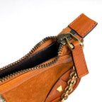 Gucci GG Pattern Chain Handbag Canvas Terracotta — view 7