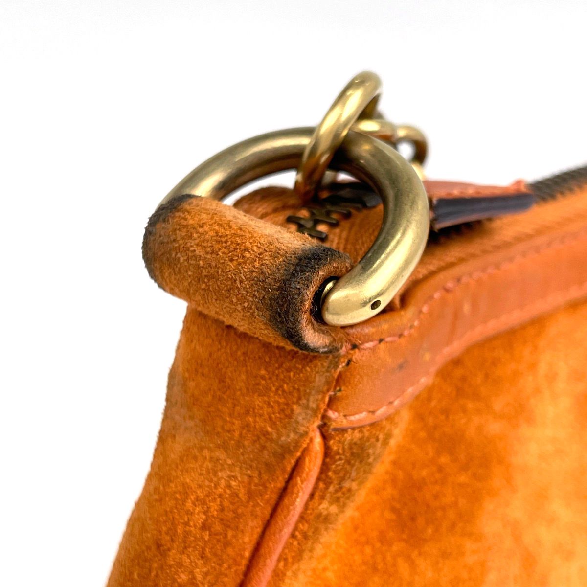 Gucci GG Pattern Chain Handbag Canvas Terracotta — view 5