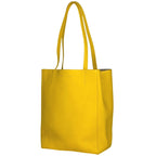 Celine Cabas Phantom Tote Logo Shoulder Bag Leather Yellow