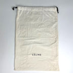 Celine Cabas Phantom Tote Logo Shoulder Bag Leather Yellow — view 9