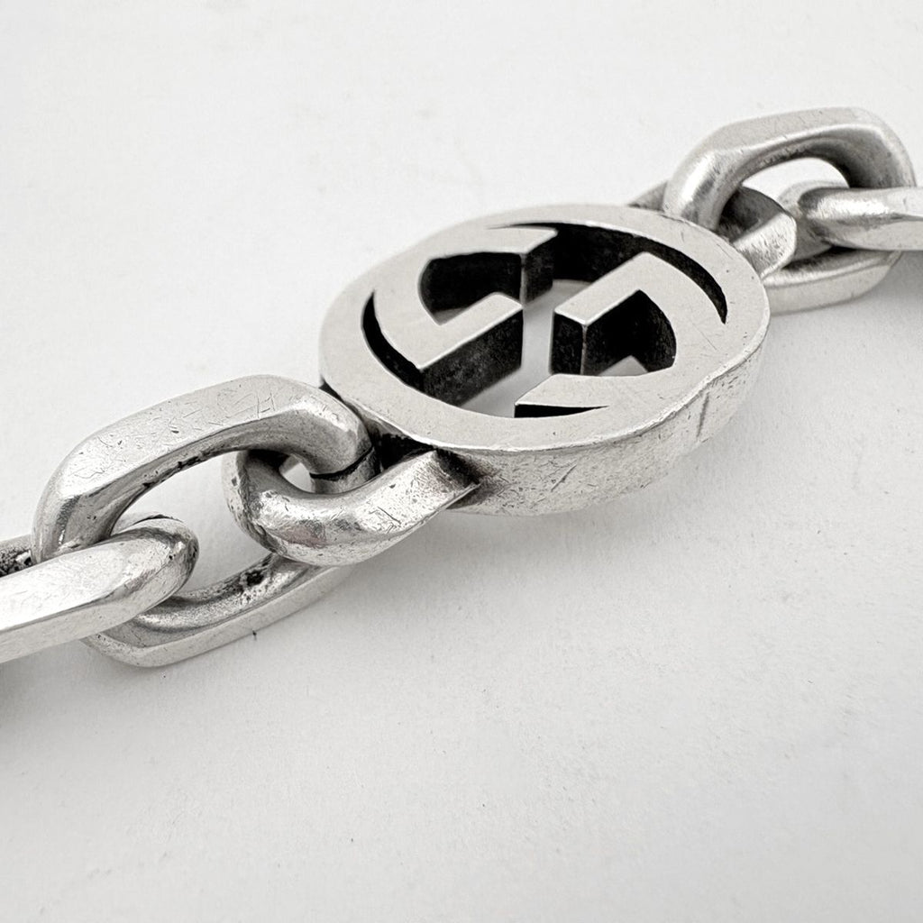 Gucci Interlocking Bracelet 925 Sterling Silver — view 4
