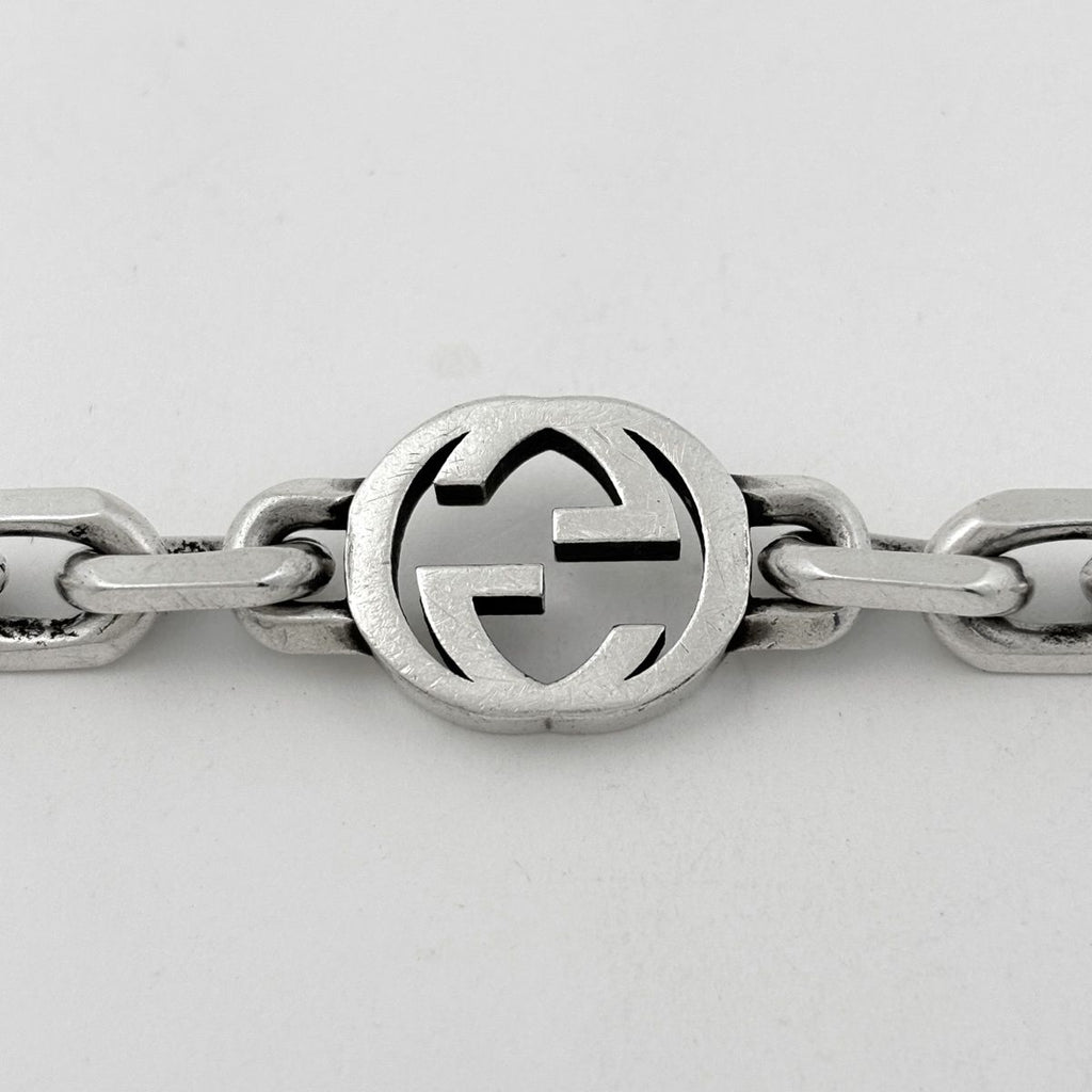 Gucci Interlocking Bracelet 925 Sterling Silver — view 2