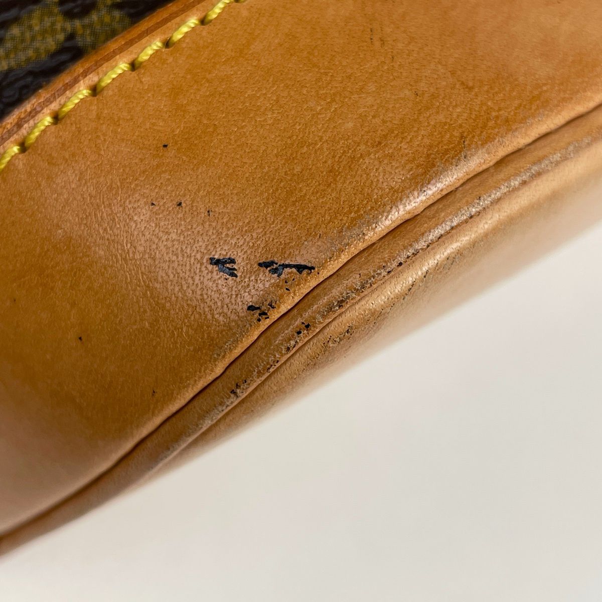 Louis Vuitton Alma Handbag Monogram Brown — view 3