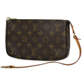 Louis Vuitton Pochette Makeup Cosmetics Pouch Monogram Brown