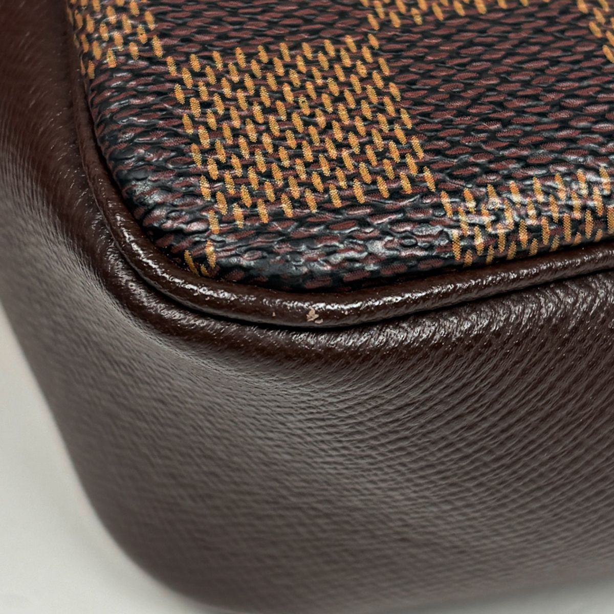 Louis Vuitton Trousse Makeup Pouch Damier Brown — view 3