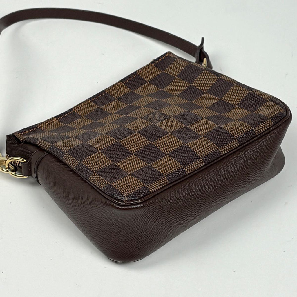 Louis Vuitton Trousse Makeup Pouch Damier Brown — view 2