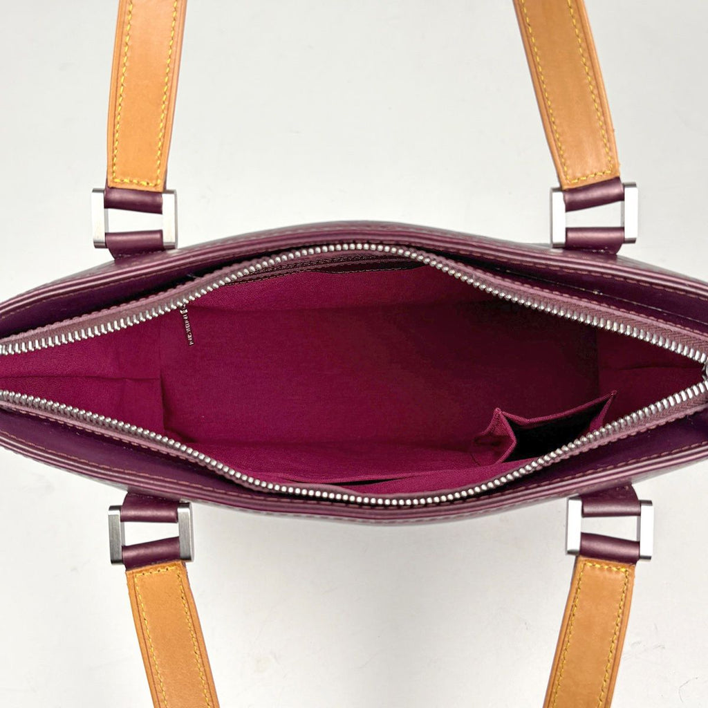 Louis Vuitton Stockton Shoulder Bag Tote Monogram Matte Violet — view 8