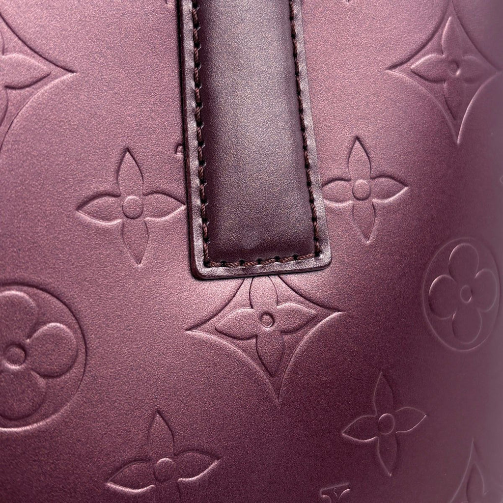 Louis Vuitton Stockton Shoulder Bag Tote Monogram Matte Violet — view 5