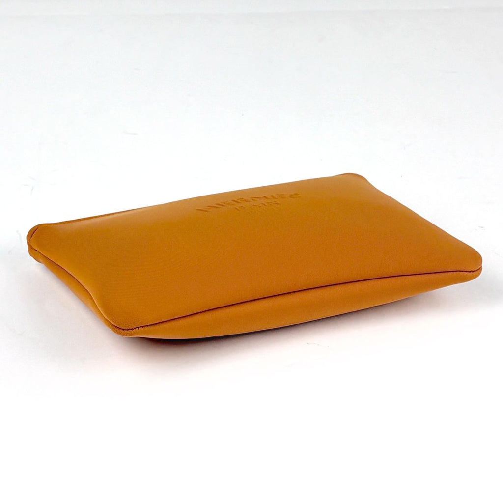 Hermes Neobain Maillon Marant Polyamide Makeup Pouch Nylon Caramel — view 2