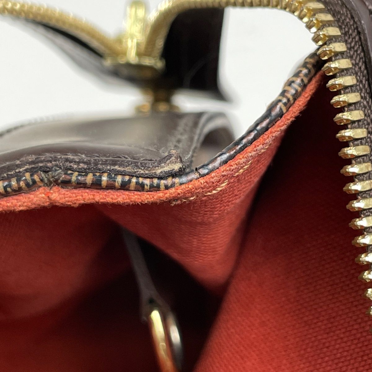 Louis Vuitton Chelsea Tote Shoulder Bag Damier Brown — view 4