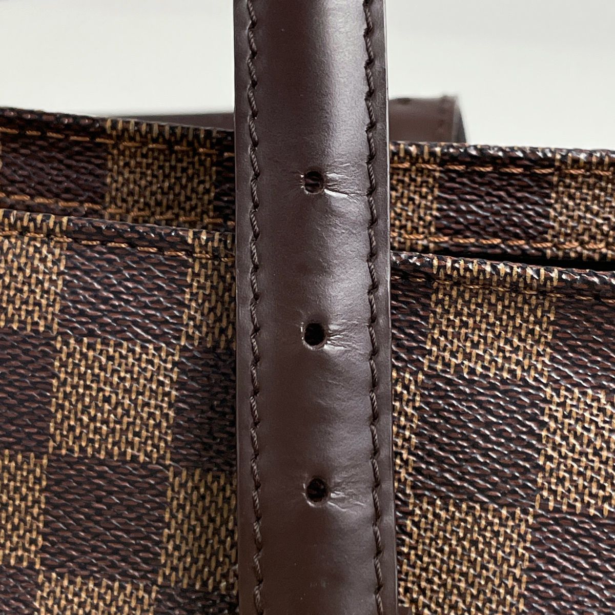 Louis Vuitton Chelsea Tote Shoulder Bag Damier Brown — view 5