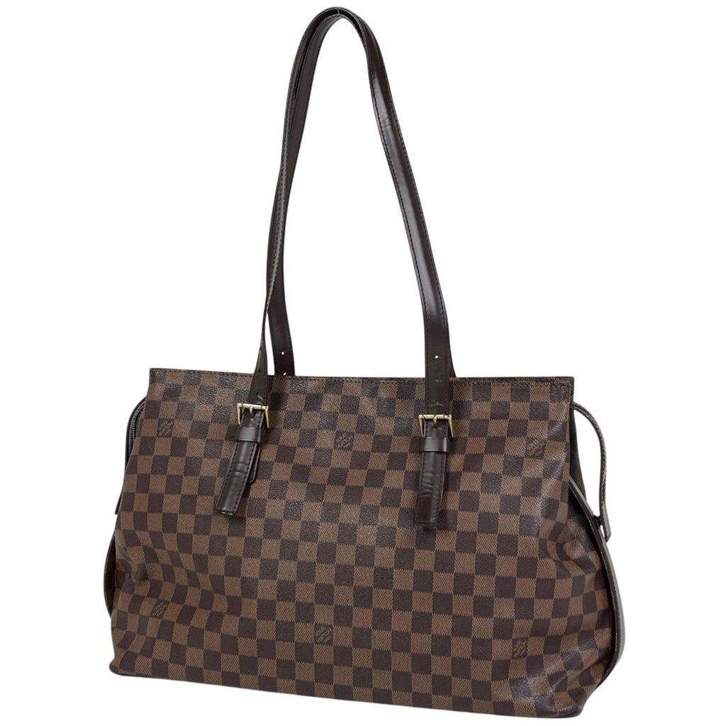 Louis Vuitton Chelsea Tote Shoulder Bag Damier Brown