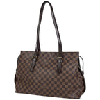 Louis Vuitton Chelsea Tote Shoulder Bag Damier Brown