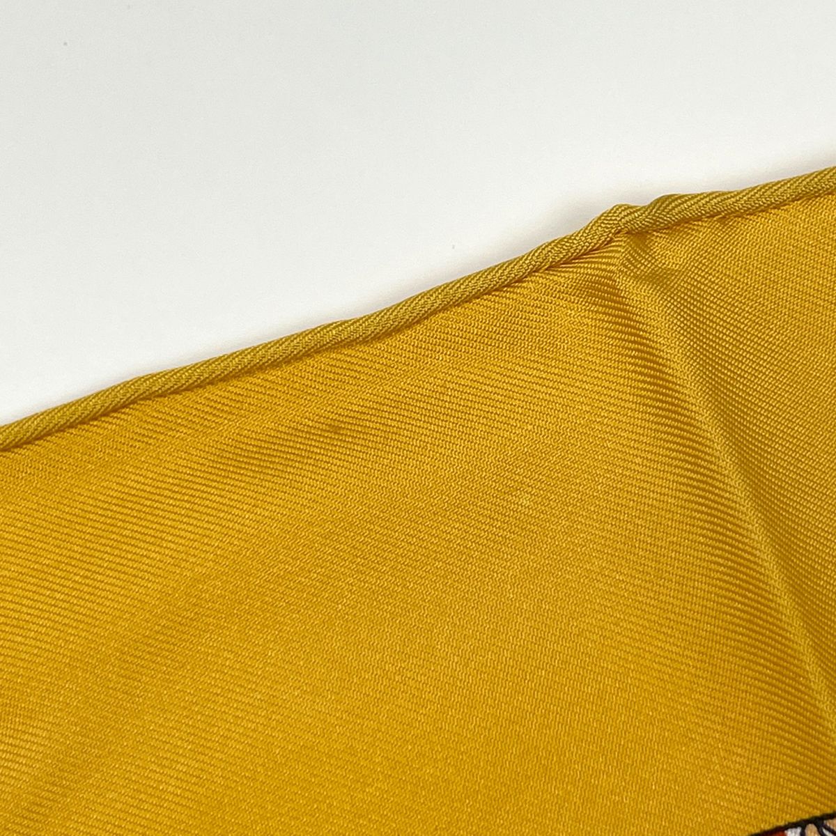 Hermes Carre 90 Feria de Sevilla Seville Holiday Scarf Silk Yellow Multicolor — view 4