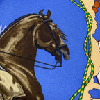 Hermes Carre 90 Feria de Sevilla Seville Holiday Scarf Silk Yellow Multicolor — view 5