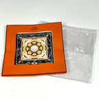 Hermes Carre 90 Railing Ship Handrail Scarf Silk Black Multicolor — view 6