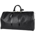 Louis Vuitton Keepall 55 Boston Bag Epi Noir
