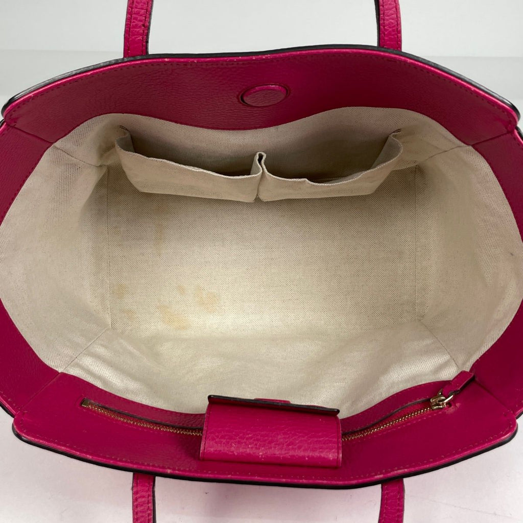 Gucci Swing Tote Leather Pink — view 8