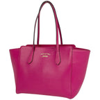 Gucci Swing Tote Leather Pink