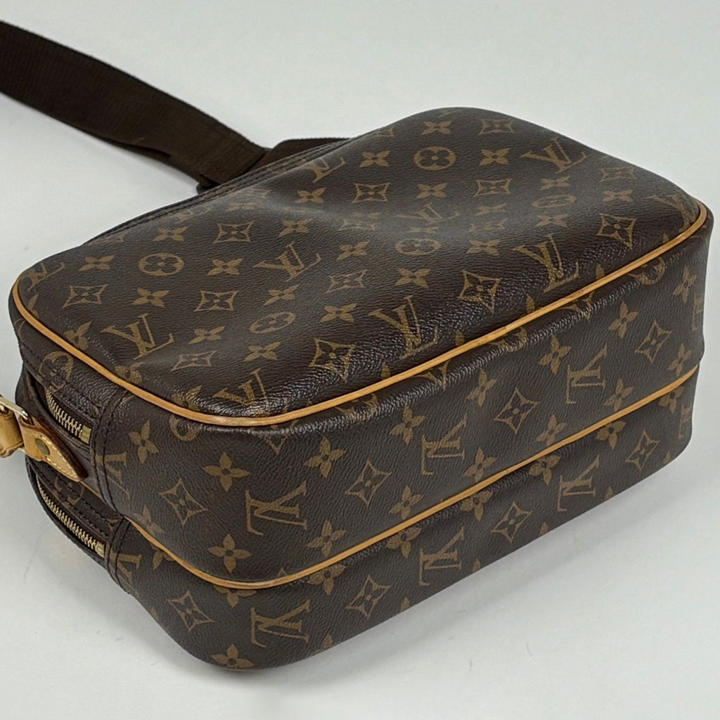 Louis Vuitton Reporter PM Crossbody Shoulder Bag Monogram Brown — view 2