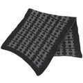 Hermes Logo Scarf Martin Margiela Era Cashmere Black