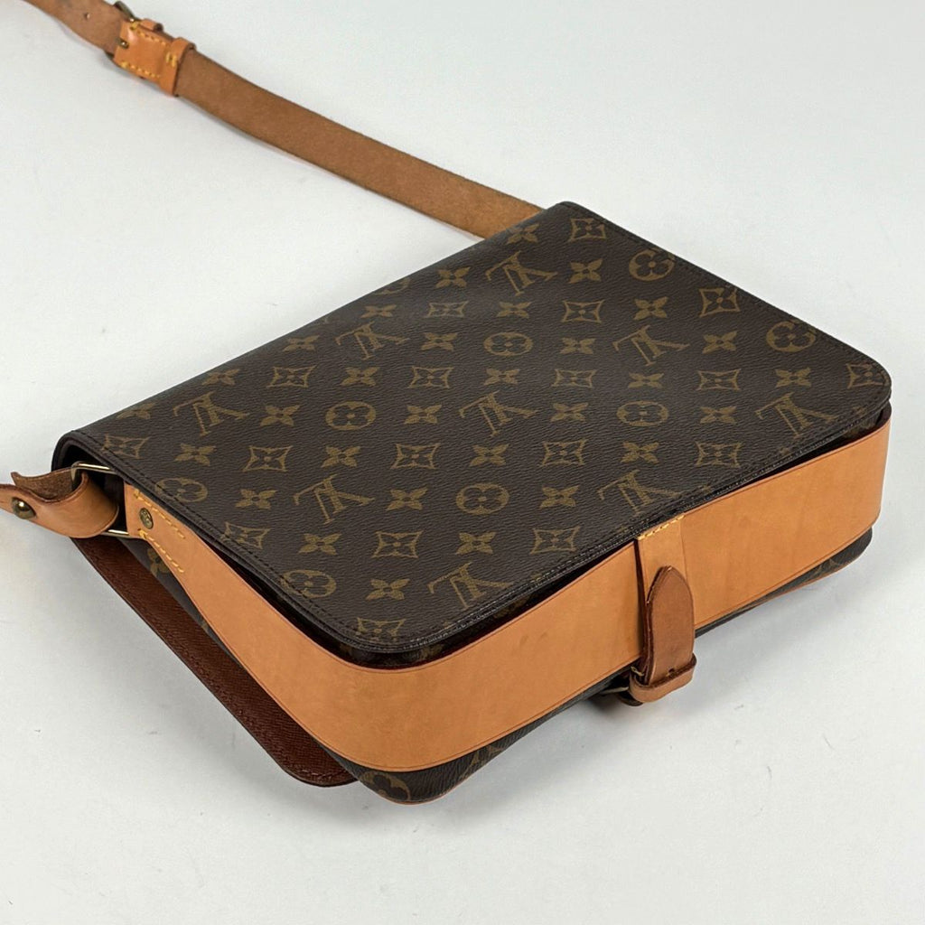 Louis Vuitton Cartouchiere Shoulder Bag Monogram Brown — view 2