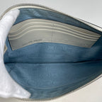 Gucci Logo Print Clutch Sega Second Leather White — view 8