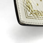 Gucci Logo Print Clutch Sega Second Leather White — view 3