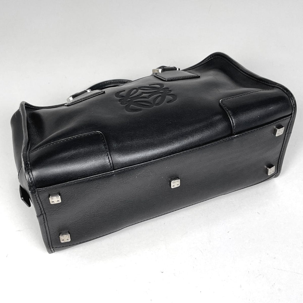 Loewe Amazona 28 Anagram Handbag Leather Black — view 2