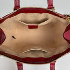 Gucci Ophidia GG Flora Small Tote 2-Way Sherry Line Web Red Beige — view 6