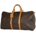 Louis Vuitton Keepall 55 Boston Bag Monogram Brown