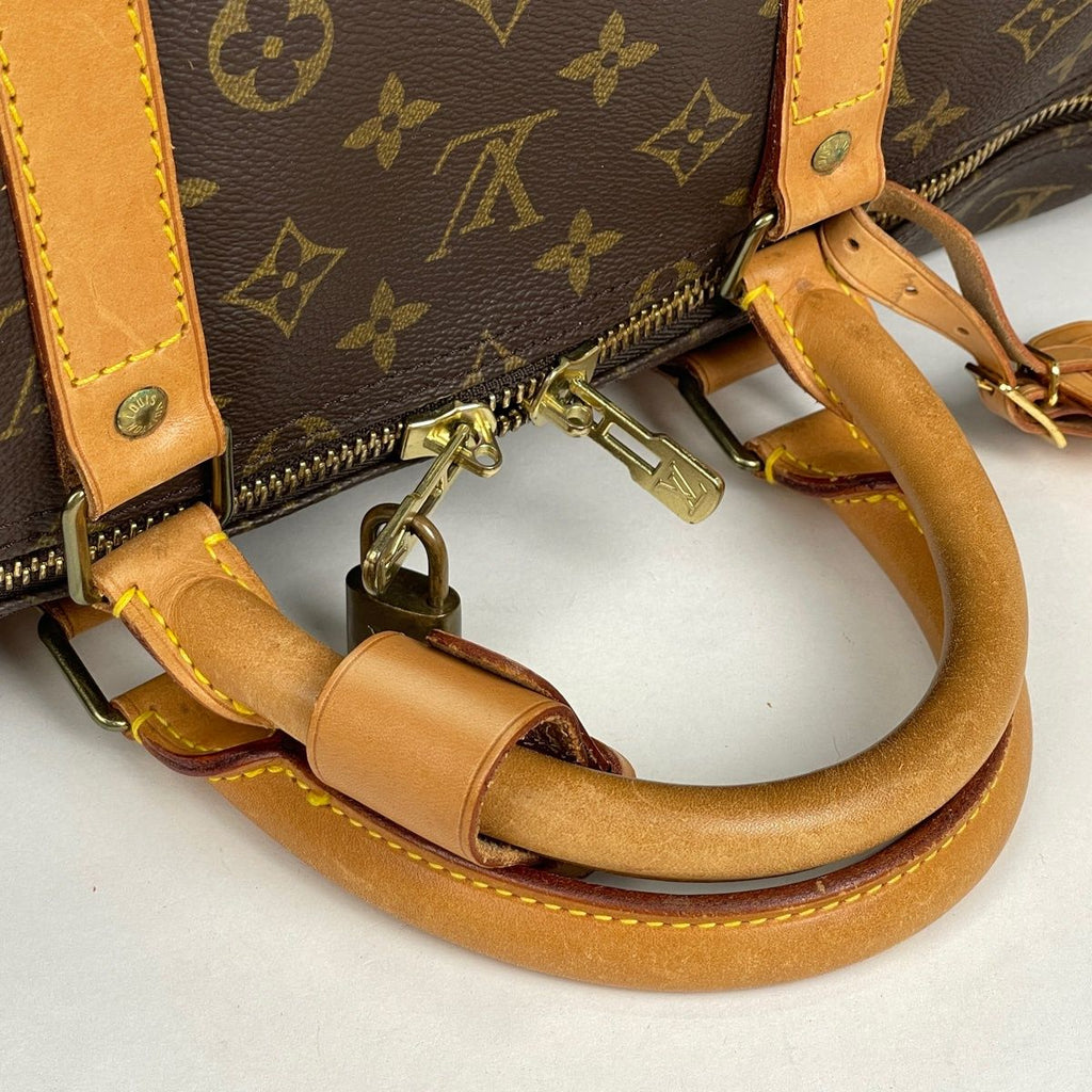 Louis Vuitton Keepall 55 Boston Bag Monogram Brown — view 7