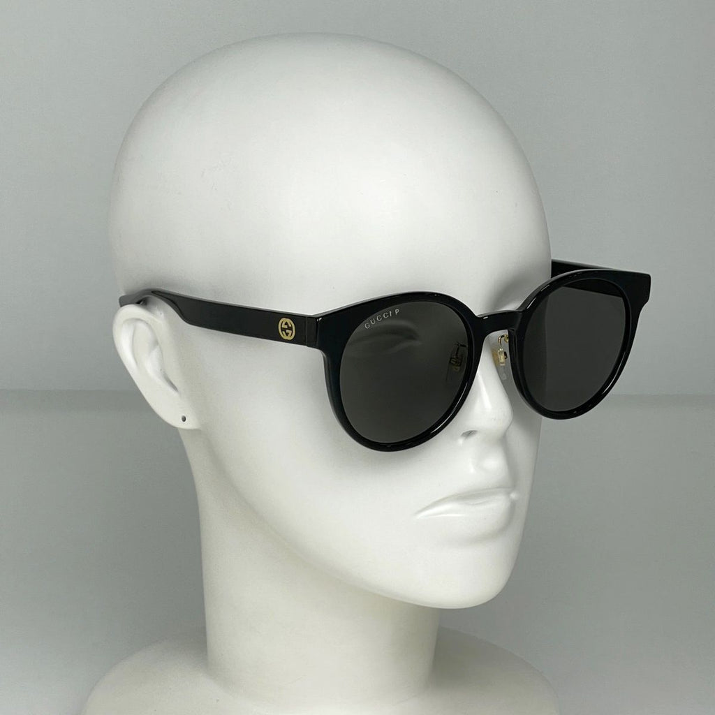 Gucci Interlocking Sunglasses Eyewear Acetate Black — view 5