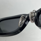 Prada Logo Sunglasses Eyewear Square — view 4