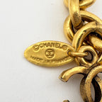 Chanel Faux Pearl Necklace CC Logo Gold Plated — view 7