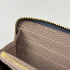 Gucci GG Marmont Zip Around Wallet Double Leather Blue — view 4