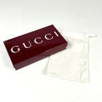 Gucci GG Marmont Zip Around Wallet Double Leather Blue — view 8