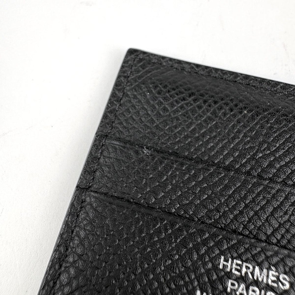 Hermes Mc2 Euclid Card Case Leather Black — view 4
