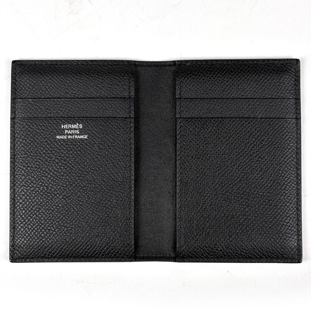 Hermes Mc2 Euclid Card Case Leather Black — view 5