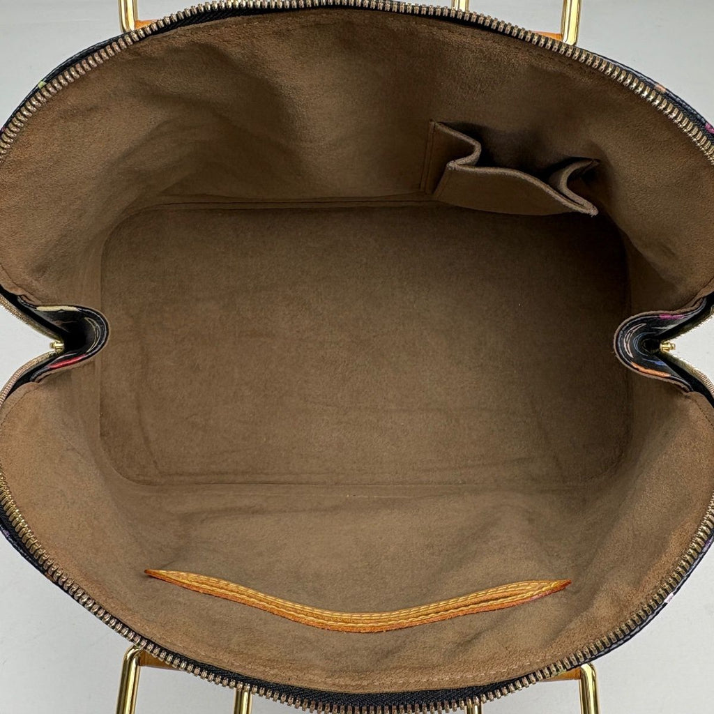 Louis Vuitton Alma Handbag Monogram Multicolor Noir — view 6