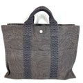 Hermes Handbag Her Line Canvas Gray