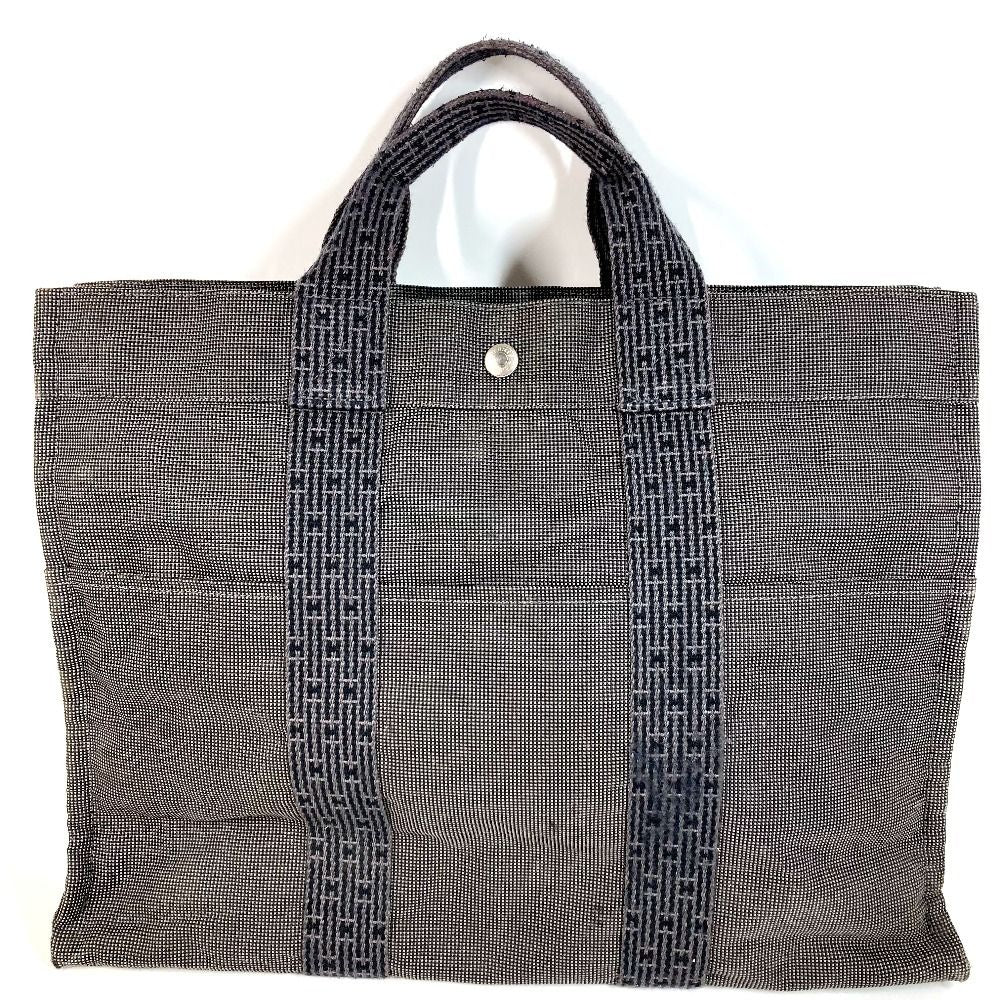 Hermes Handbag Her Line Canvas Gray — view 2