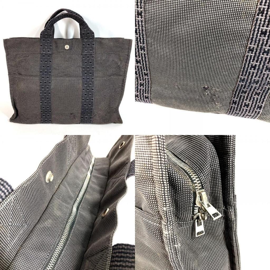 Hermes Handbag Her Line Canvas Gray — view 8