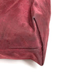 Gucci Shoulder Bag GG Logo Leather Nylon Wine — view 6